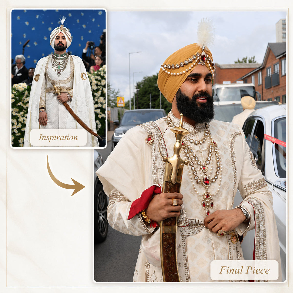From Met Gala to Mandap: A Groom's Necklace, Reimagined